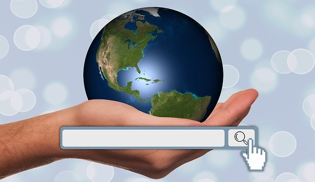 Image de globe de recherche